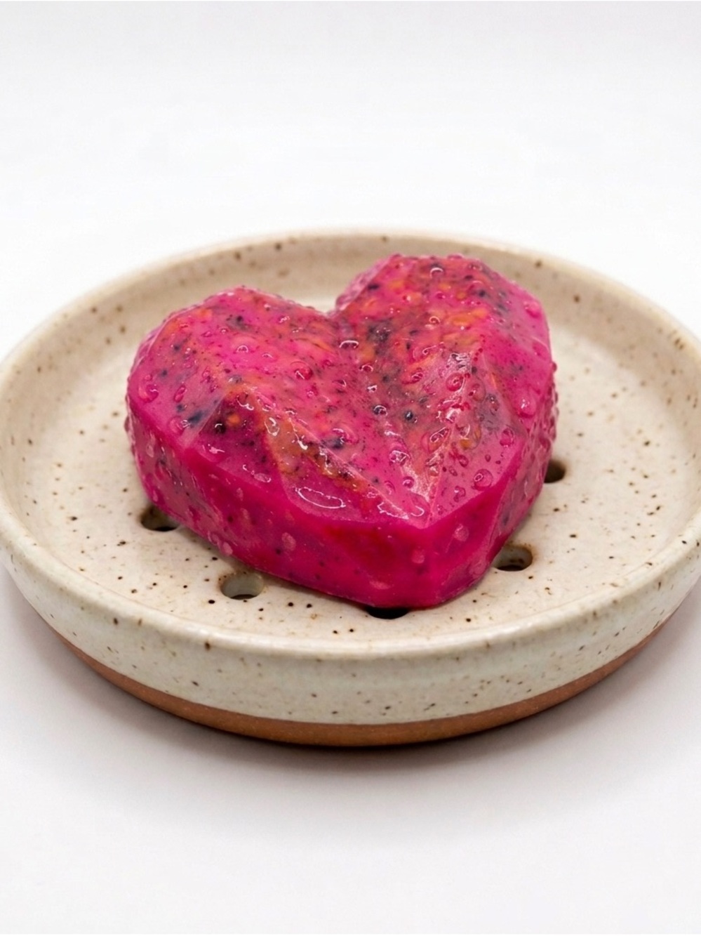 VintageBitch Gifts - Strawberry Champagne Organic Oatmeal Soap - (Hot Pink)
